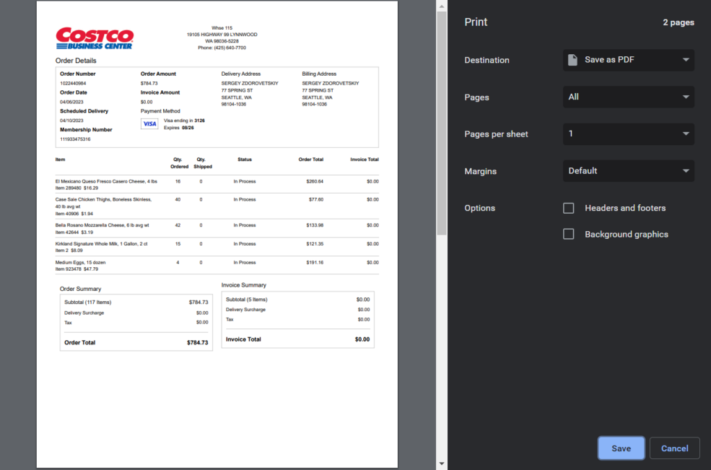 kitchen produce order list, guide, section list,... Guide on Placing Order of Ingredients and Supplies - Skalka
